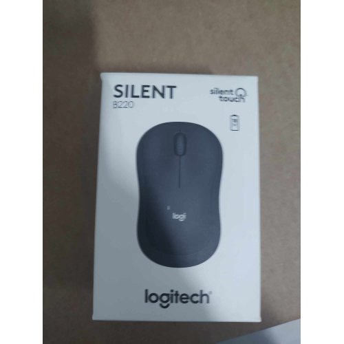 910-004881- LOGITECH Mouse B220 Silent Black 2.4GHZ
